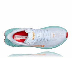 Women Road Running | HOKA ONE ONE Carbon X 2 White / Blazing Orange
