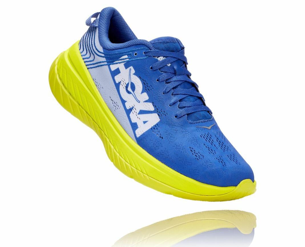 Women Road Running | HOKA ONE ONE Carbon X Amparo Blue / Evening Primrose