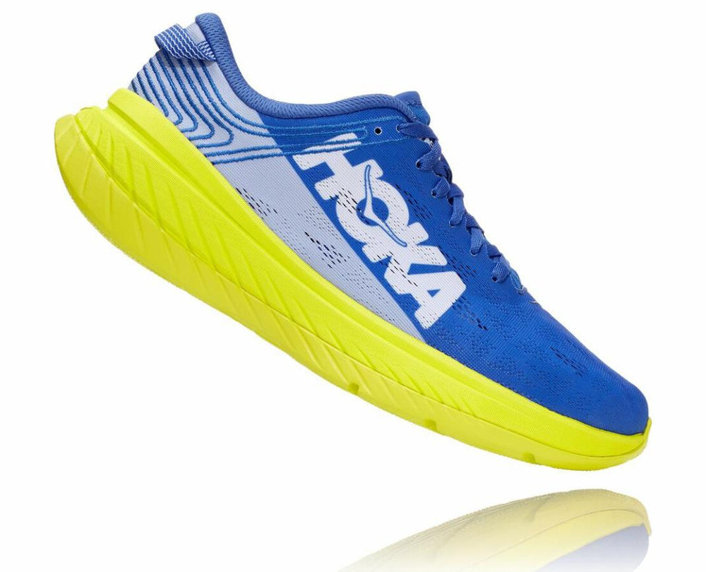 Women Road Running | HOKA ONE ONE Carbon X Amparo Blue / Evening Primrose