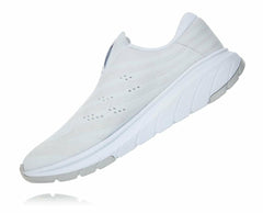 Women Road Running | HOKA ONE ONE Cavu 3 Slip White / Lunar Rock