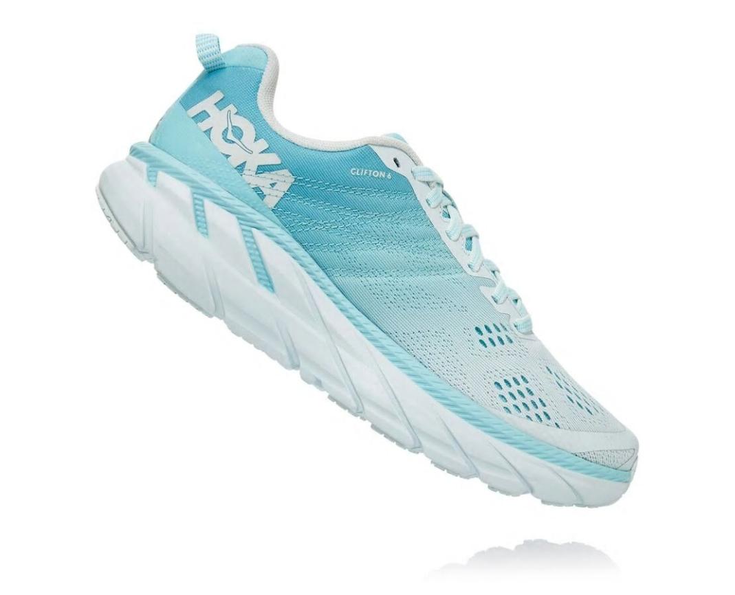 Women Road Running | HOKA ONE ONE Clifton 6 Antigua Sand / Wan Blue