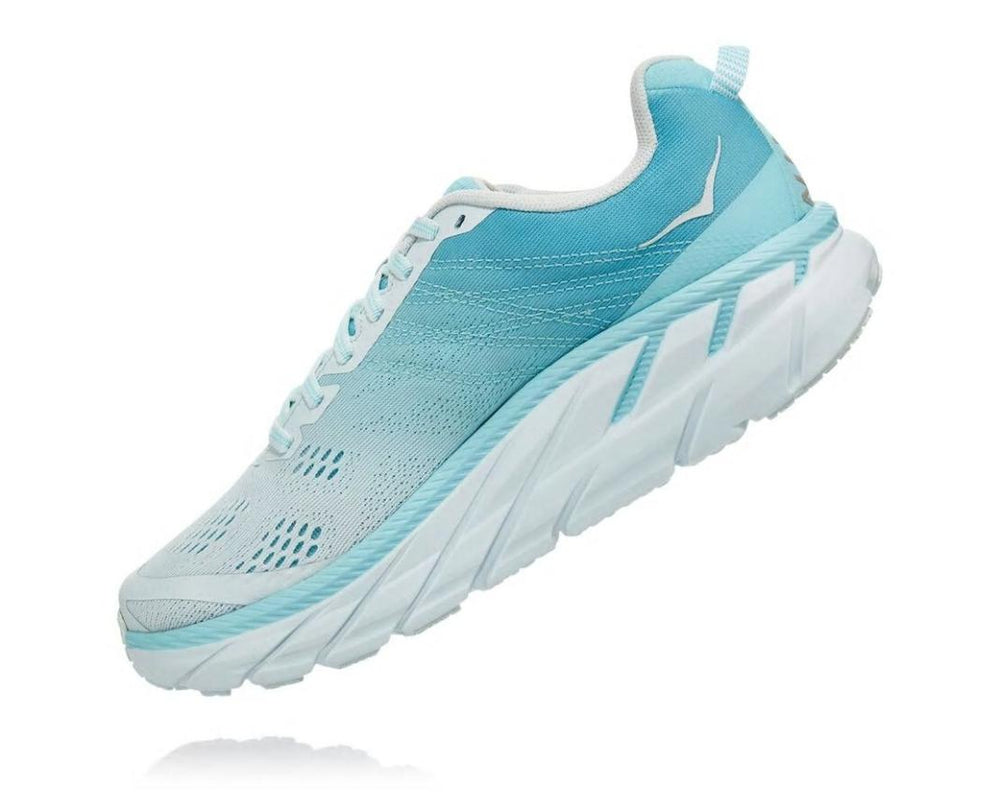 Women Road Running | HOKA ONE ONE Clifton 6 Antigua Sand / Wan Blue