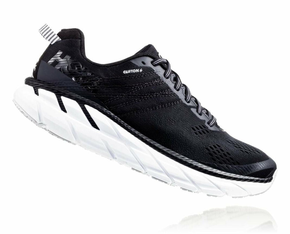 Women Road Running | HOKA ONE ONE Clifton 6 Black / White