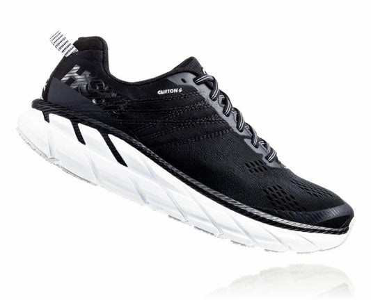 Women Road Running | HOKA ONE ONE Clifton 6 Black / White