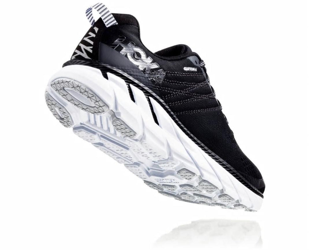 Women Road Running | HOKA ONE ONE Clifton 6 Black / White