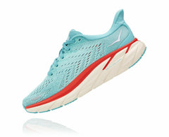 Women Road Running | HOKA ONE ONE Clifton 8 Aquarelle / Eggshell Blue