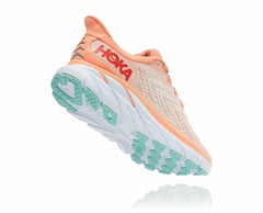Women Road Running | HOKA ONE ONE Clifton 8 Cantaloupe / Silver Peony