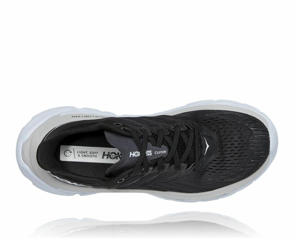 Women Road Running | HOKA ONE ONE Clifton Edge Black / White