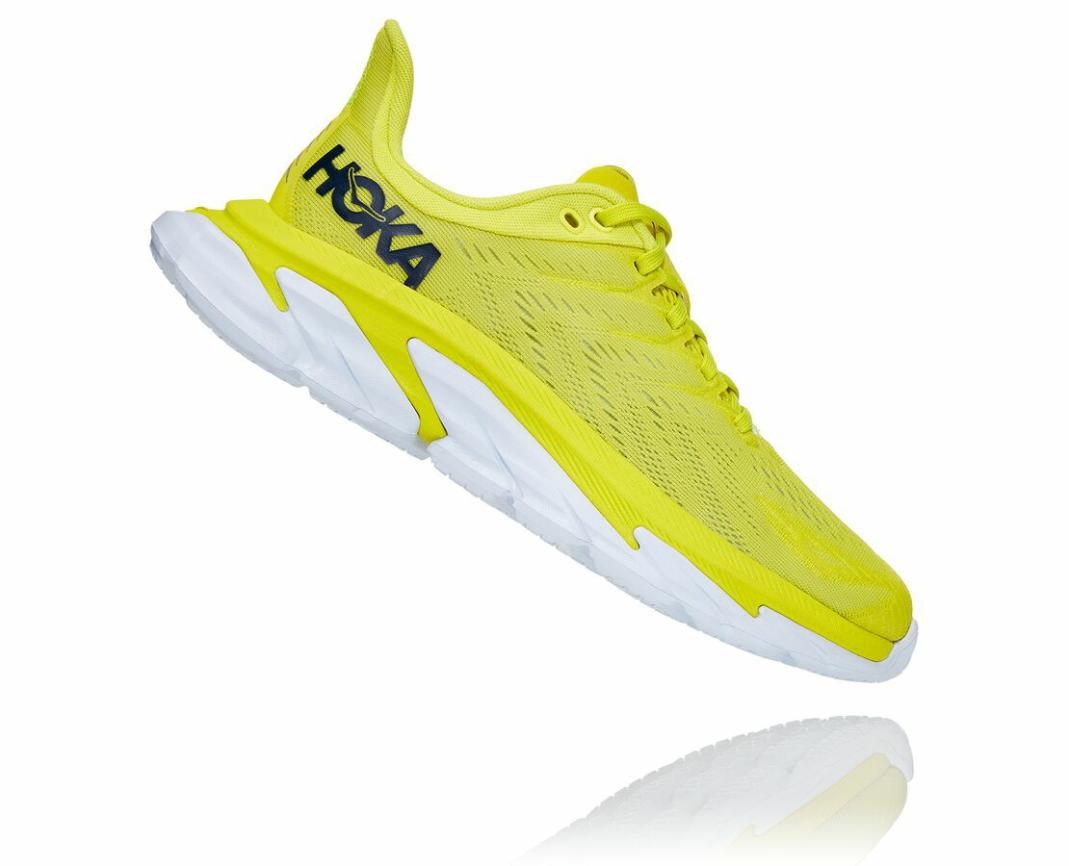Women Road Running | HOKA ONE ONE Clifton Edge Citrus / White