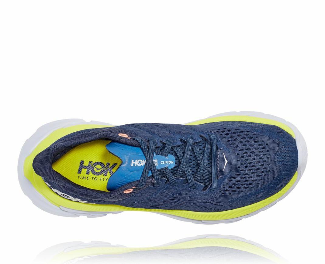 Women Road Running | HOKA ONE ONE Clifton Edge Moonlit Ocean / Evening Primrose