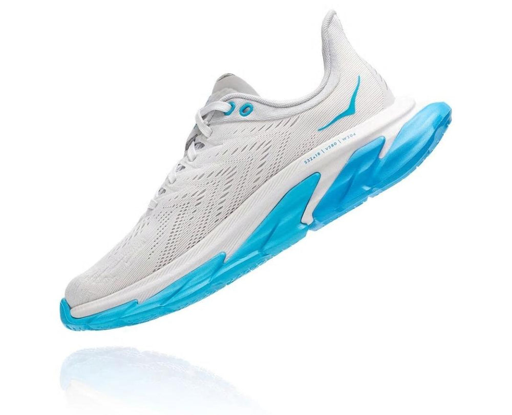 Women Road Running | HOKA ONE ONE Clifton Edge Nimbus Cloud / Cyan