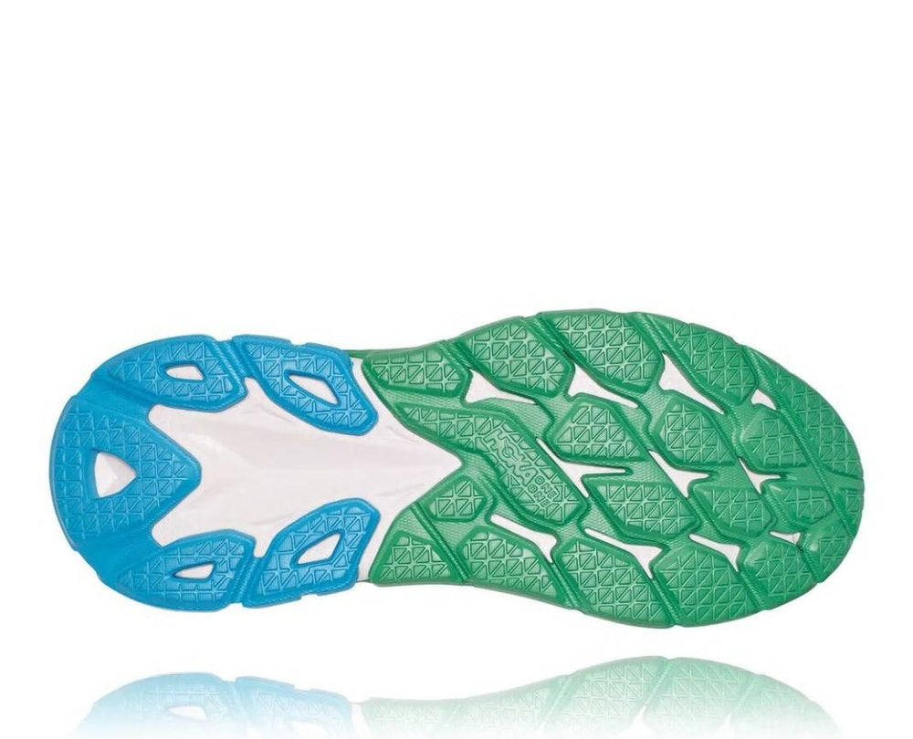 Women Road Running | HOKA ONE ONE Clifton Edge Nimbus Cloud / Greenbriar