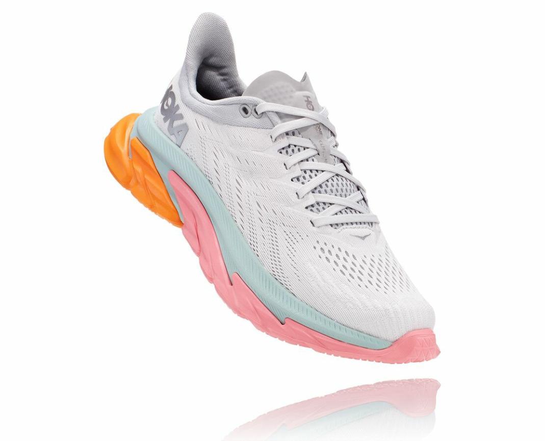 Women Road Running | HOKA ONE ONE Clifton Edge Nimbus Cloud / Lunar Rock