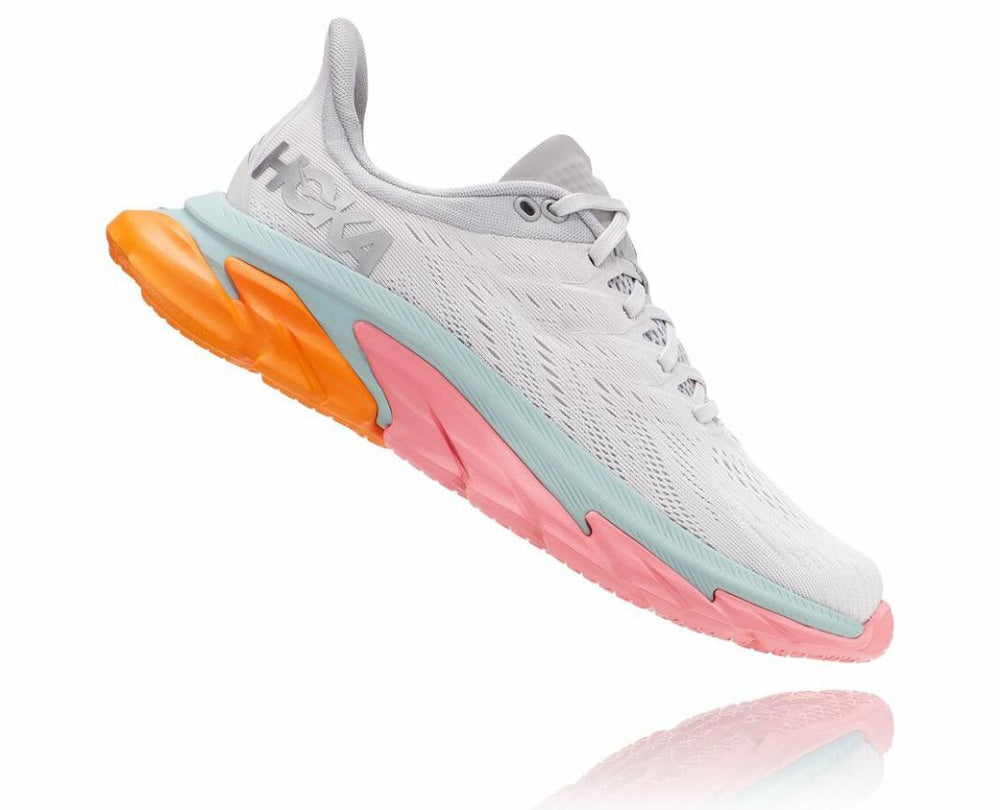 Women Road Running | HOKA ONE ONE Clifton Edge Nimbus Cloud / Lunar Rock
