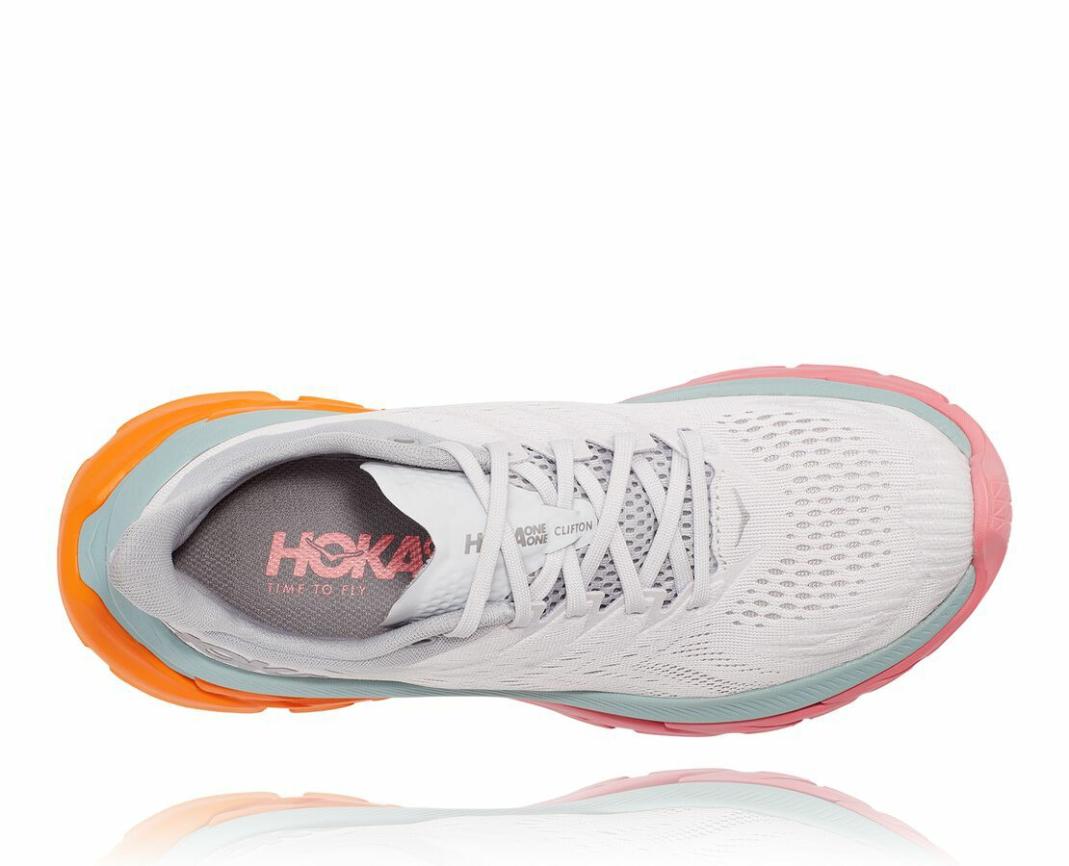 Women Road Running | HOKA ONE ONE Clifton Edge Nimbus Cloud / Lunar Rock