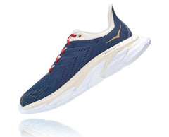 Women Road Running | HOKA ONE ONE Clifton Edge Vintage Indigo / Tofu