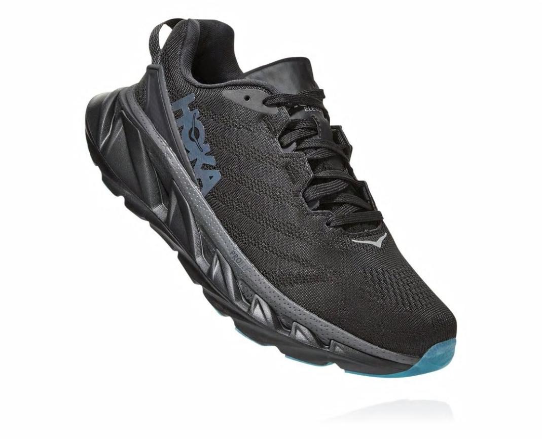 Women Road Running | HOKA ONE ONE Elevon 2 Black / Dark Shadow