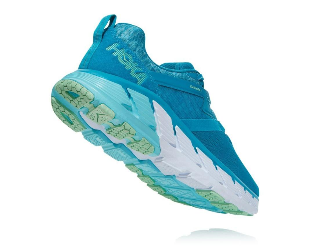 Women Road Running | HOKA ONE ONE Gaviota 2 Caribbean Sea / Green Ash
