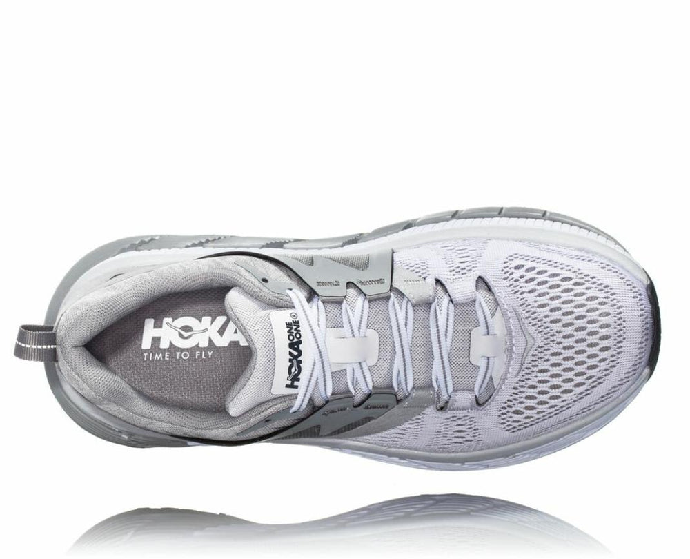 Women Road Running | HOKA ONE ONE Gaviota 2 White / Drizzle