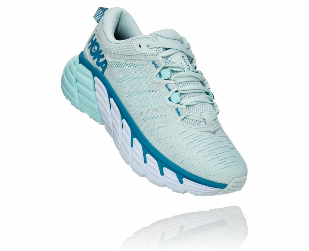 Women Road Running | HOKA ONE ONE Gaviota 3 Morning Mist / Blue Tint