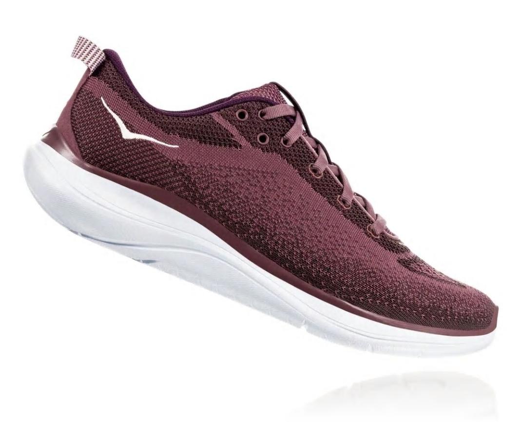 Women Road Running | HOKA ONE ONE Hupana Flow Rose Brown / Deep Mahogany