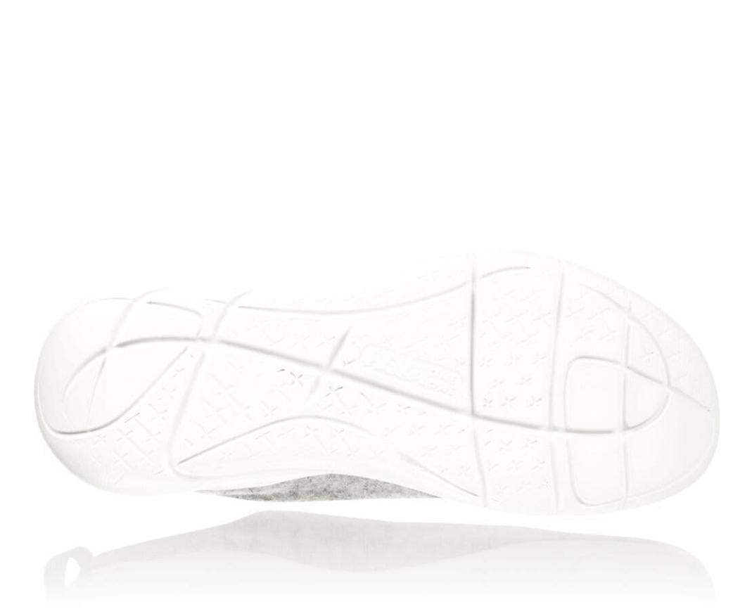 Women Road Running | HOKA ONE ONE Hupana Flow Wool Lunar Rock / Blanc De Blanc