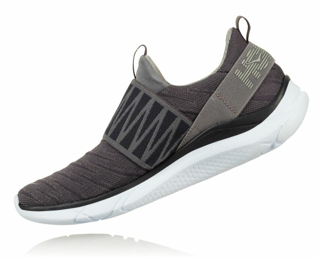 Women Road Running | HOKA ONE ONE Hupana Slip Nine Iron / Steel Grey