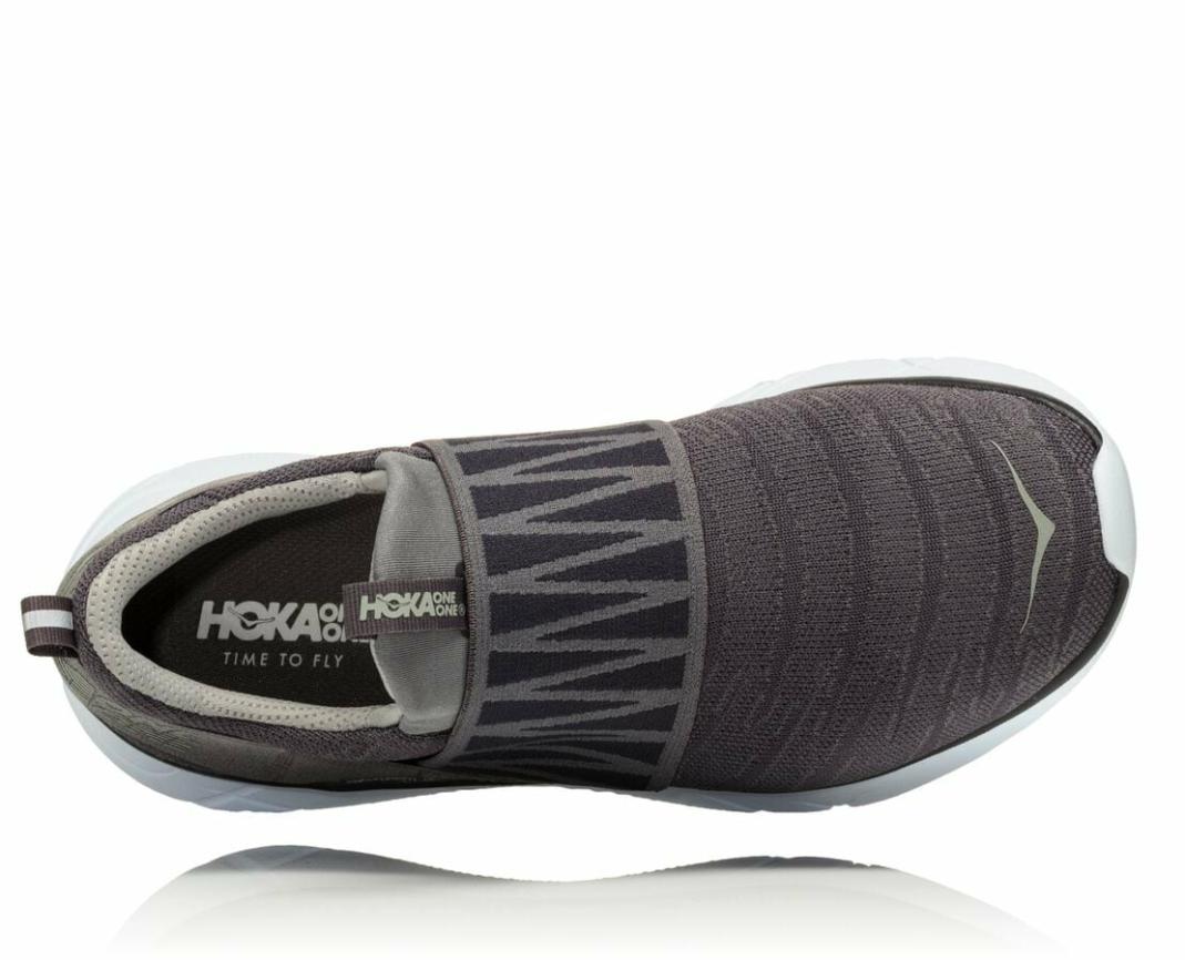 Women Road Running | HOKA ONE ONE Hupana Slip Nine Iron / Steel Grey