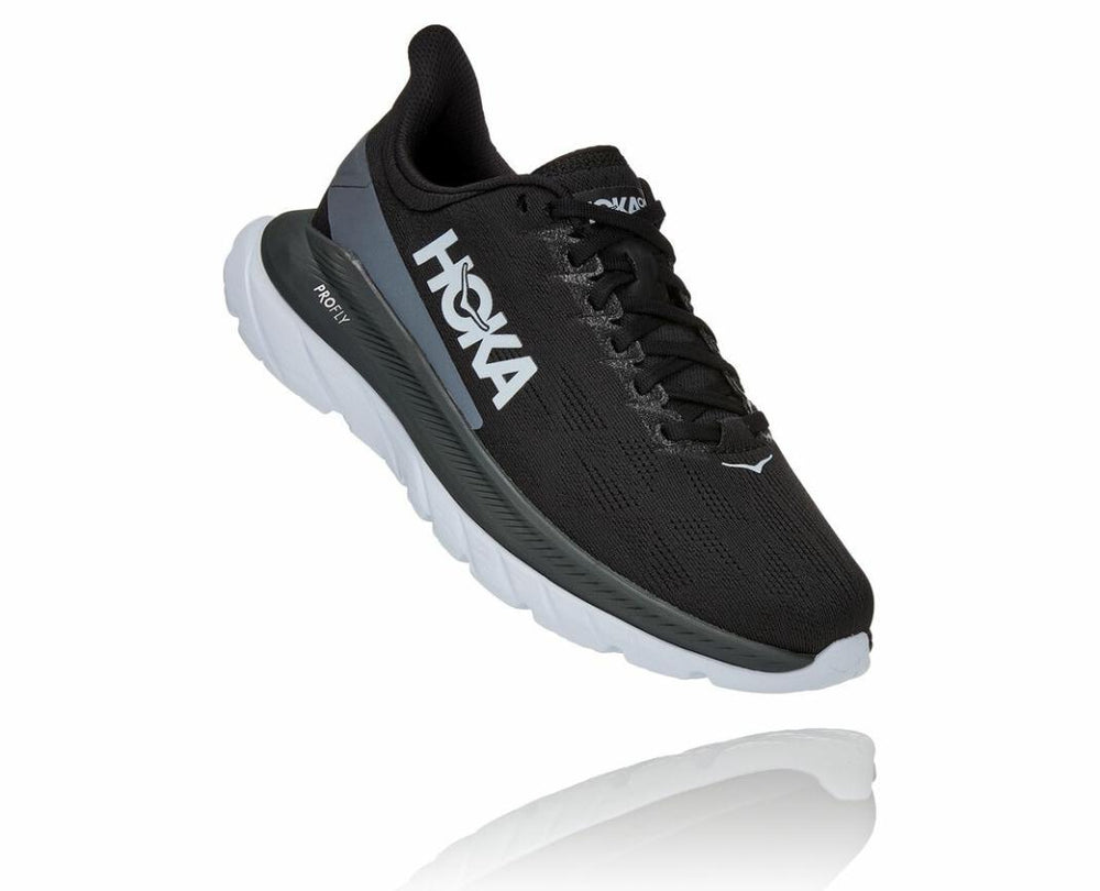 Women Road Running | HOKA ONE ONE Mach 4 Black / Dark Shadow