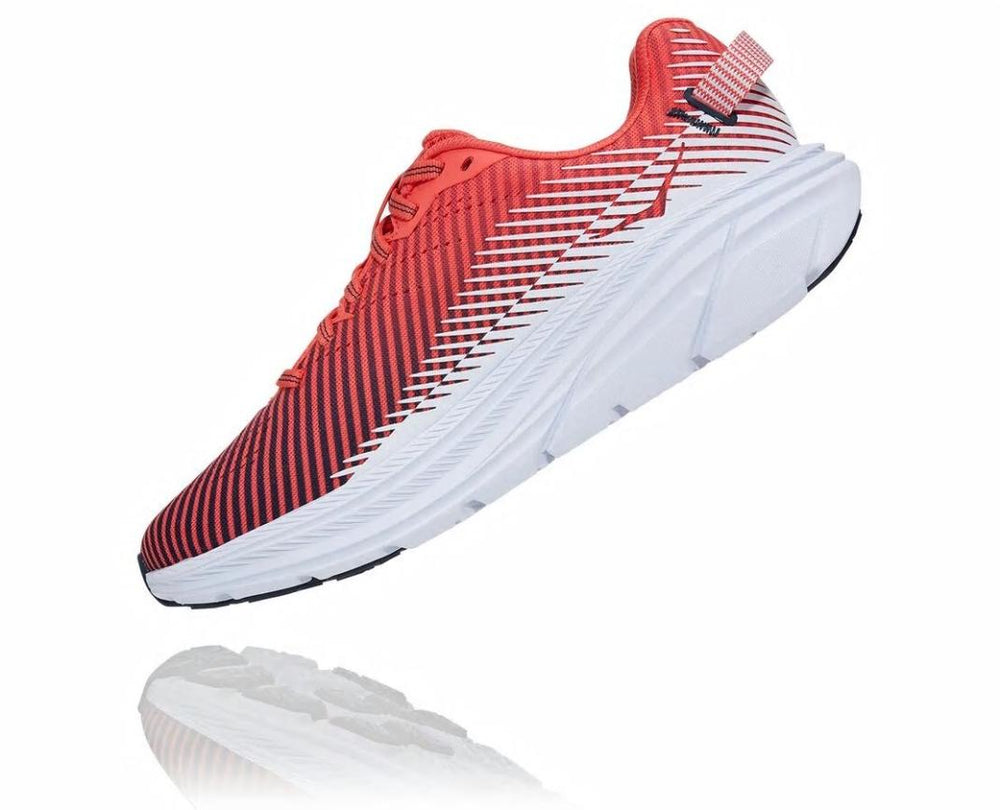 Women Road Running | HOKA ONE ONE Rincon 2 Hot Coral / White