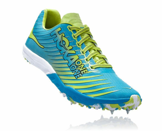 Women Spikes | HOKA ONE ONE EVO XC Spike Cyan / Citrus