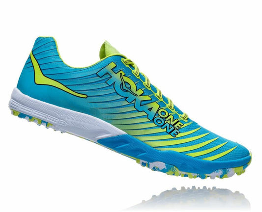 Women Spikes | HOKA ONE ONE EVO XC Spikeless Cyan / Citrus