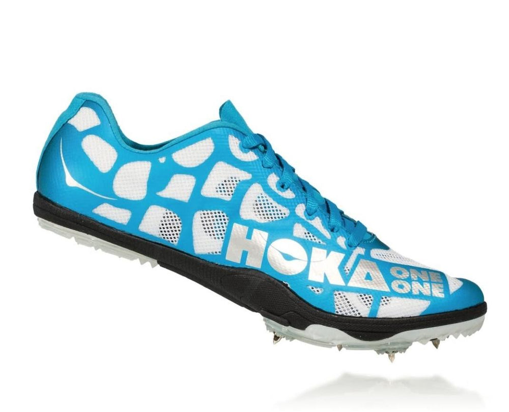 Women Spikes | HOKA ONE ONE Rocket LD White / Cyan