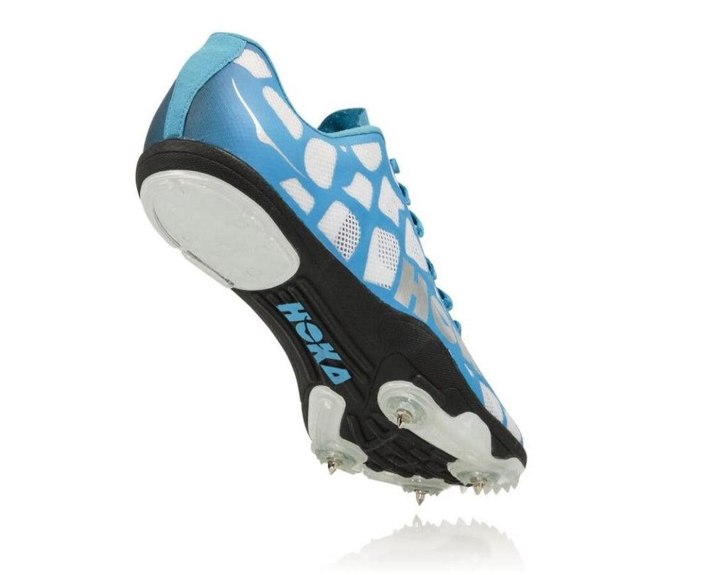 Women Spikes | HOKA ONE ONE Rocket LD White / Cyan