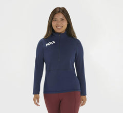 Women Tops | HOKA ONE ONE 1/2 Zip Midlayer Moonlit Ocean