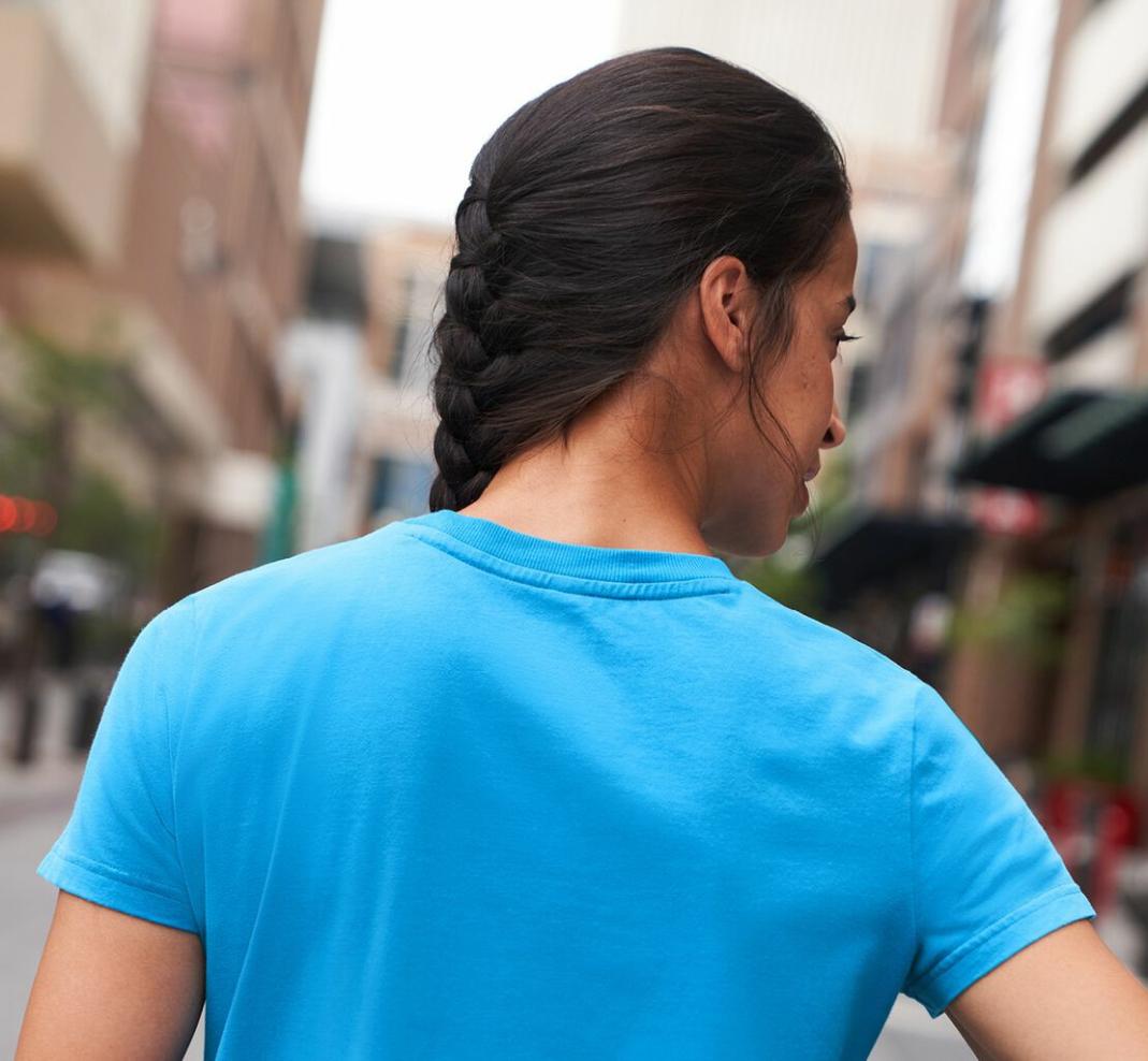 Women Tops | HOKA ONE ONE Brand Tee Diva Blue