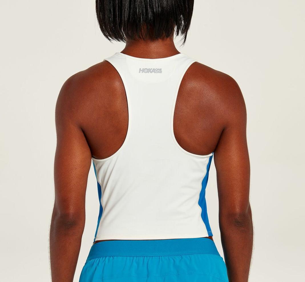 Women Tops | HOKA ONE ONE Fitted Tank White