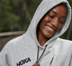 Women Tops | HOKA ONE ONE Hoodie Heather Grey