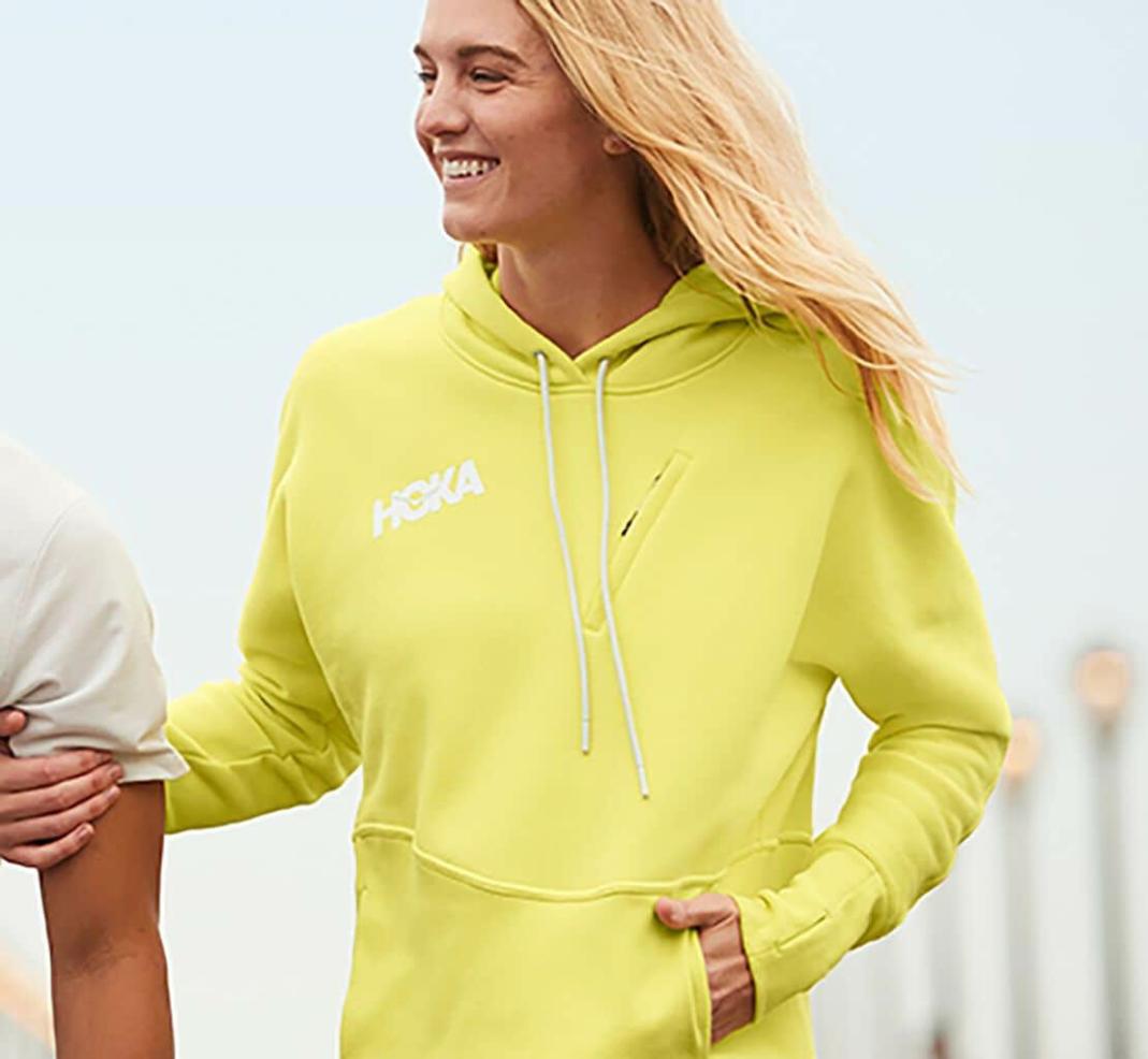 Women Tops | HOKA ONE ONE Hoodie Limelight