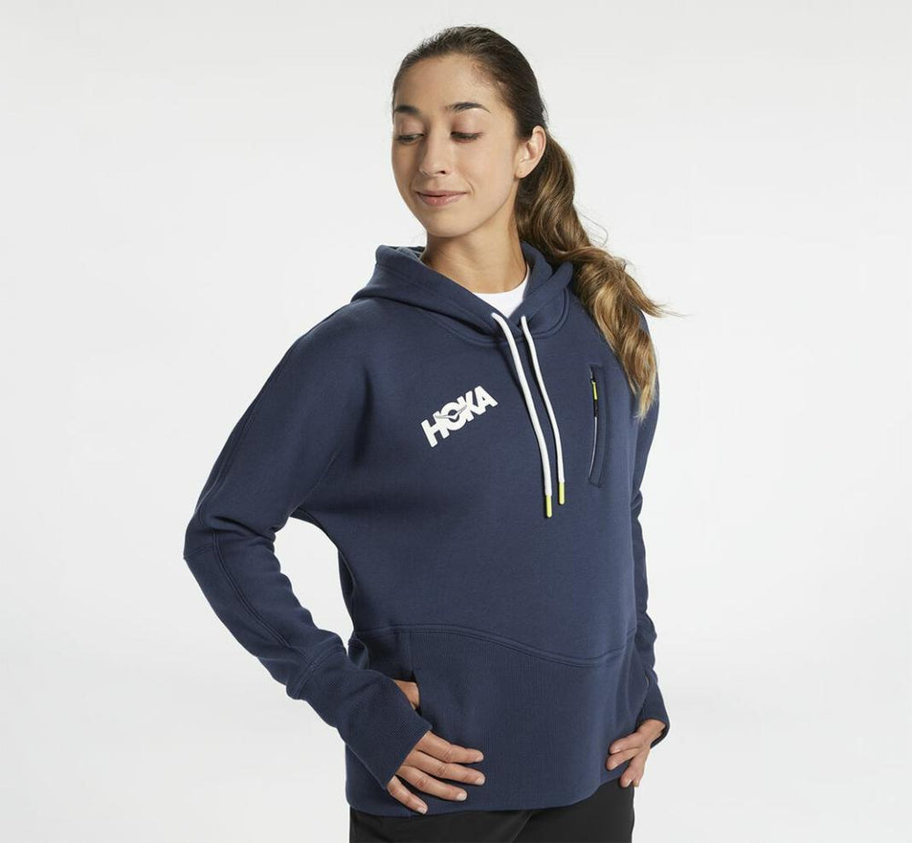 Women Tops | HOKA ONE ONE Hoodie Moonlit Ocean