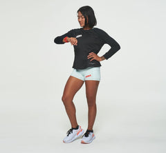 Women Tops | HOKA ONE ONE Performance 3/4 Sleeve Black