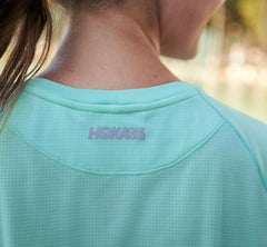 Women Tops | HOKA ONE ONE Performance Short Sleeve Blue Tint