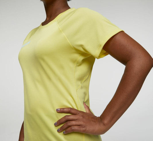Women Tops | HOKA ONE ONE Performance Short Sleeve Limelight