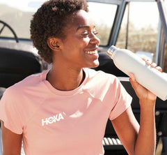 Women Tops | HOKA ONE ONE Performance Short Sleeve Rosette