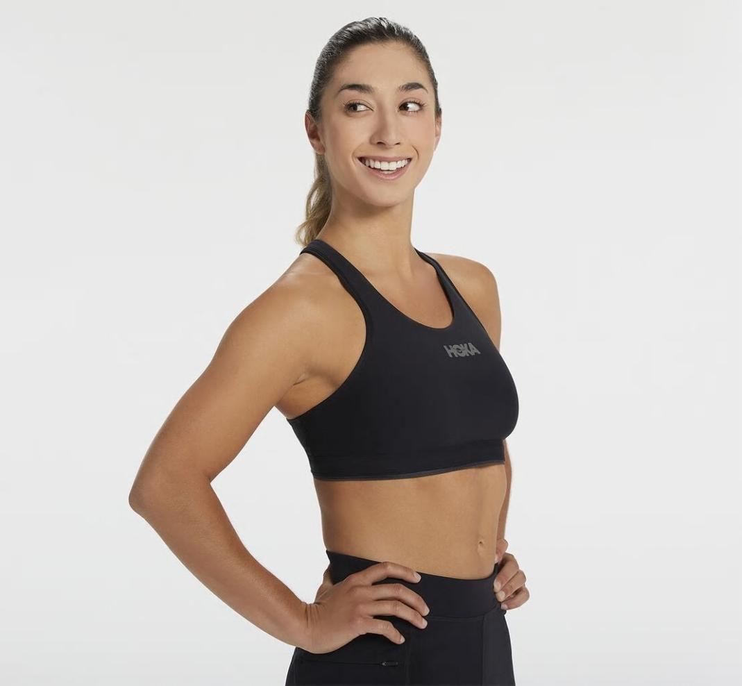 Women Tops | HOKA ONE ONE Performance Sports Bra Black