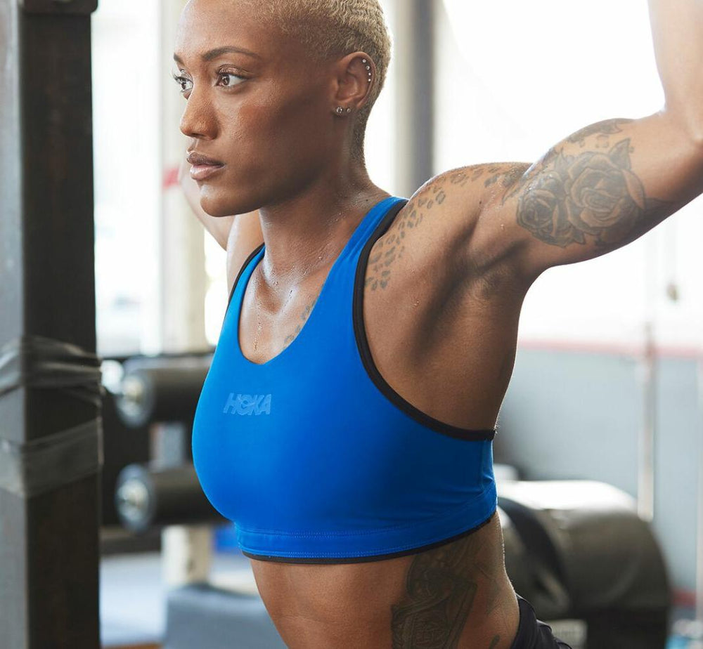 Women Tops | HOKA ONE ONE Performance Sports Bra Imperial Blue