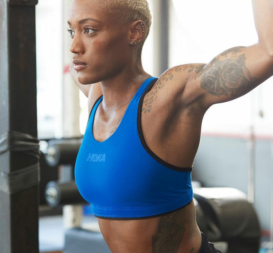 Women Tops | HOKA ONE ONE Performance Sports Bra Imperial Blue