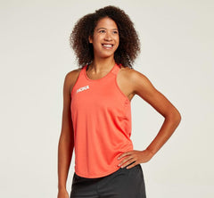 Women Tops | HOKA ONE ONE Performance Tank Hot Coral