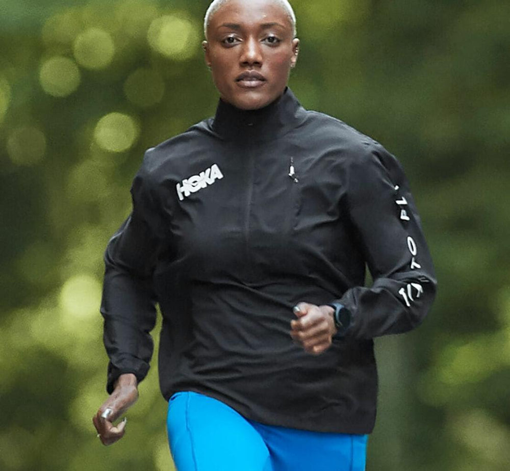 Women Tops | HOKA ONE ONE Wind-Resistant Jacket Black