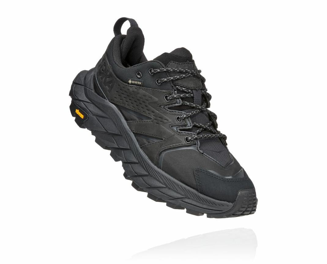 Women Trail Running | HOKA ONE ONE Anacapa Low GORE-TEX Black / Black